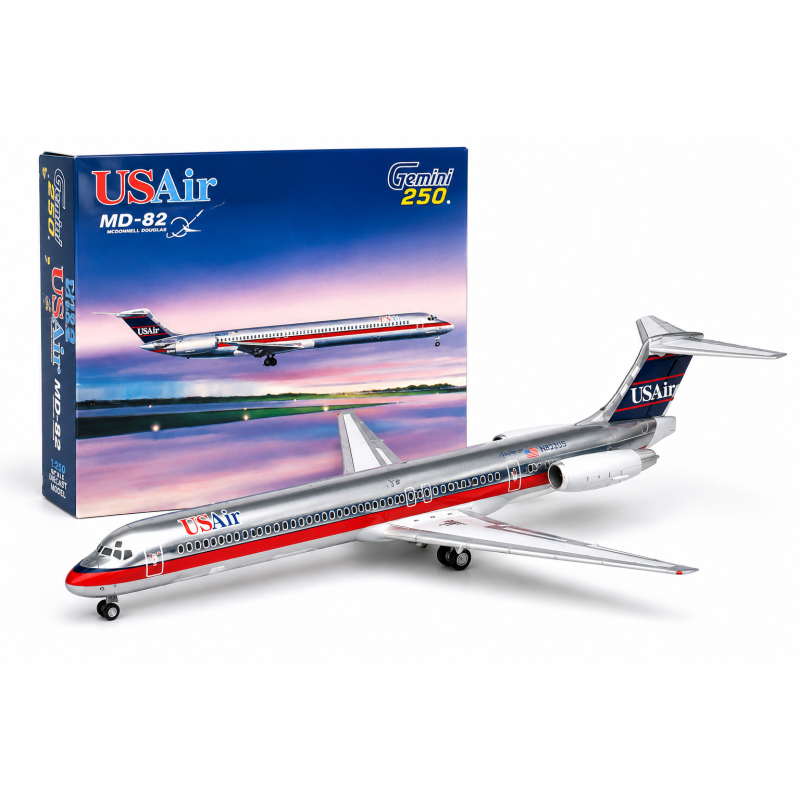 McDonnell Douglas MD-82 US Air Model 1/250