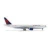 Model redukcyjny Boeing 777-200LR Delta Air Lines, skala 1:500, Herpa. Malowanie z 2007 roku.
