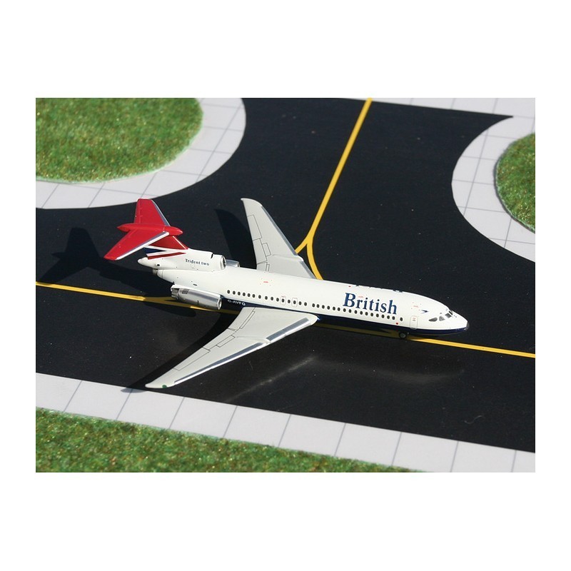 Model samolotu Hawker-Siddeley Trident, skala 1:400, GeminiJets. Malowanie British airways.