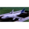 Model redukcyjny Boeing 747-400, skala 1/500, STAR JETS. Malowanie UTA, biały kadłub z niebieskim ogonem.