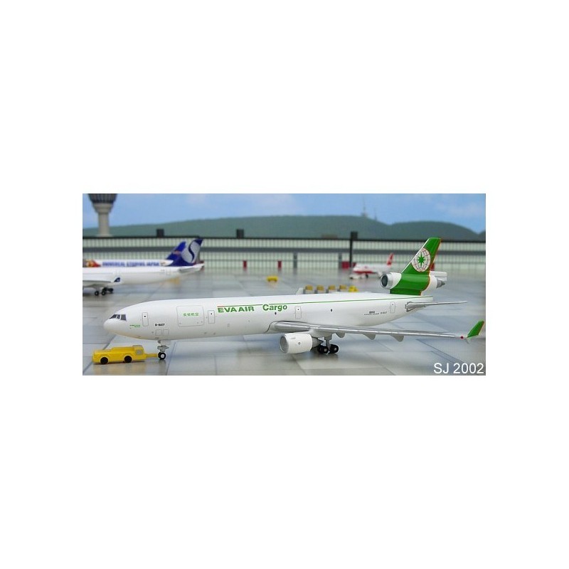 McDonnell Douglas MD-11, skala 1:500, EVA AIR Cargo, zielono-biały.