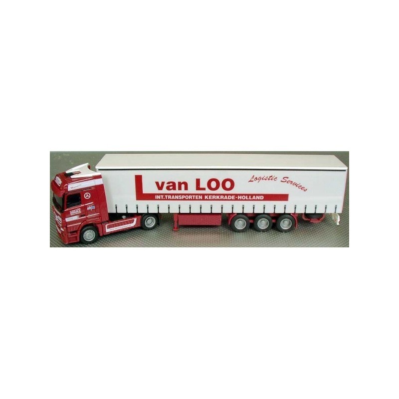 Model pojazdu MB Actros MP2 LH / Aerop. - G-KSZ (PIKO 53079) marki PIKO P53079