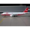 Model redukcyjny Airbus A320, skala 1:500, malowanie LTU International Airways.