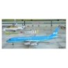 Model samolotu DC-8-50 Braniff International, skala 1:200, malowanie niebieskie.