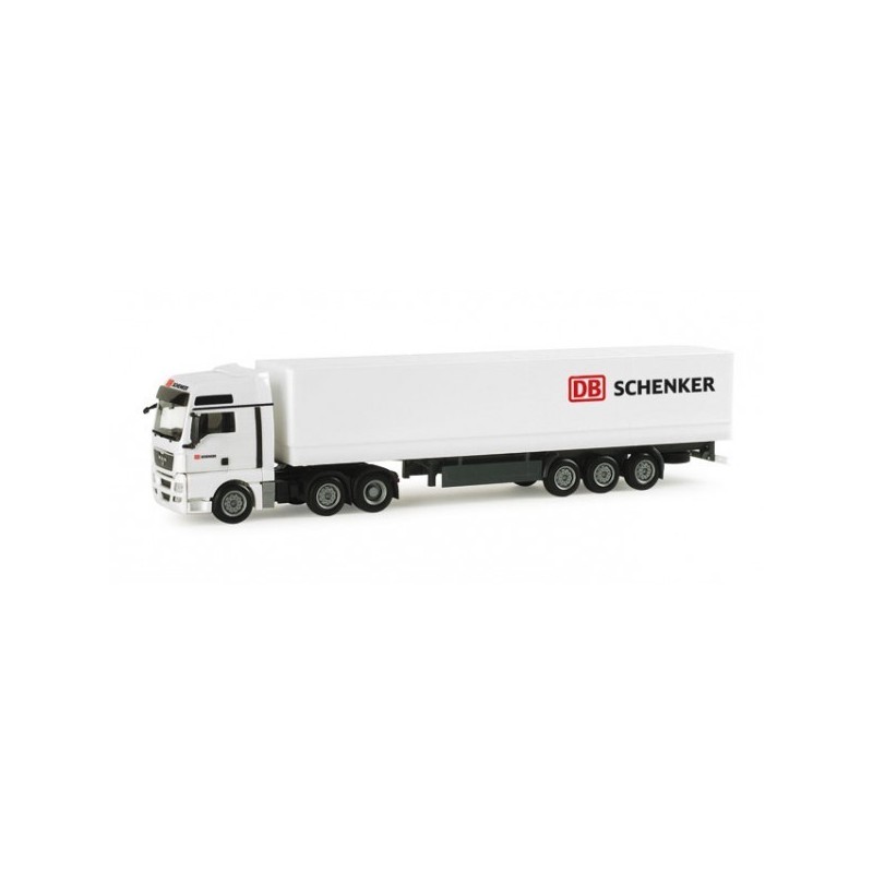 Model pojazdu MAN TGX XXL canvas semitrailer (HER155083) marki Herpa HE155083