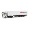 Model pojazdu MAN TGX XXL canvas semitrailer (HER155083) marki Herpa HE155083