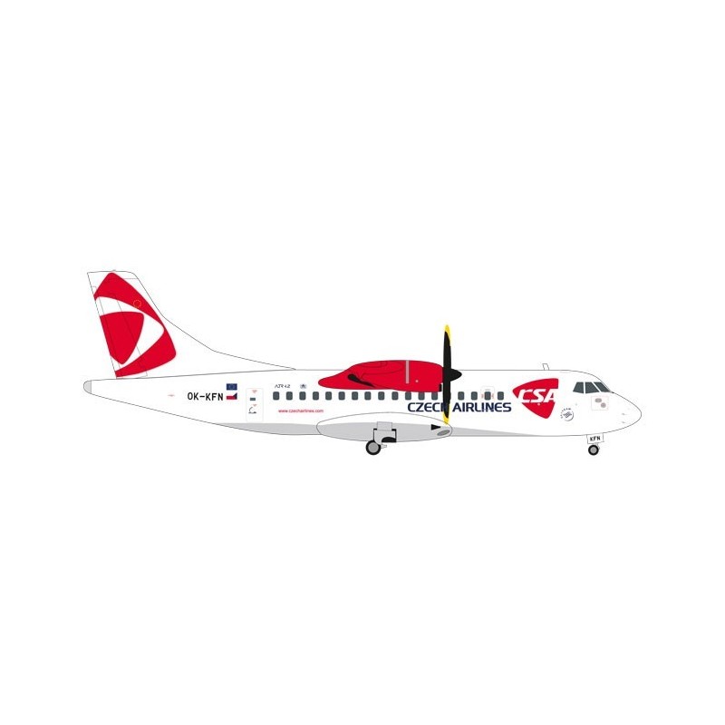 Model samolotu HERPA ATR-42-500 CSA 1-200 marki Herpa HE559256