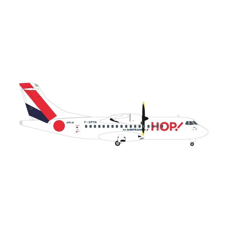 Model samolotu HERPA ATR-42-500 HOP 1-200 marki Herpa HE559409
