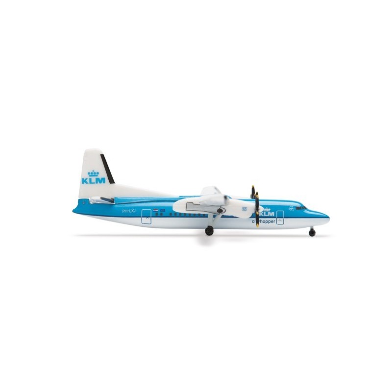 Model samolotu KLM Cityhopper Fokker 50 marki Herpa HE509589