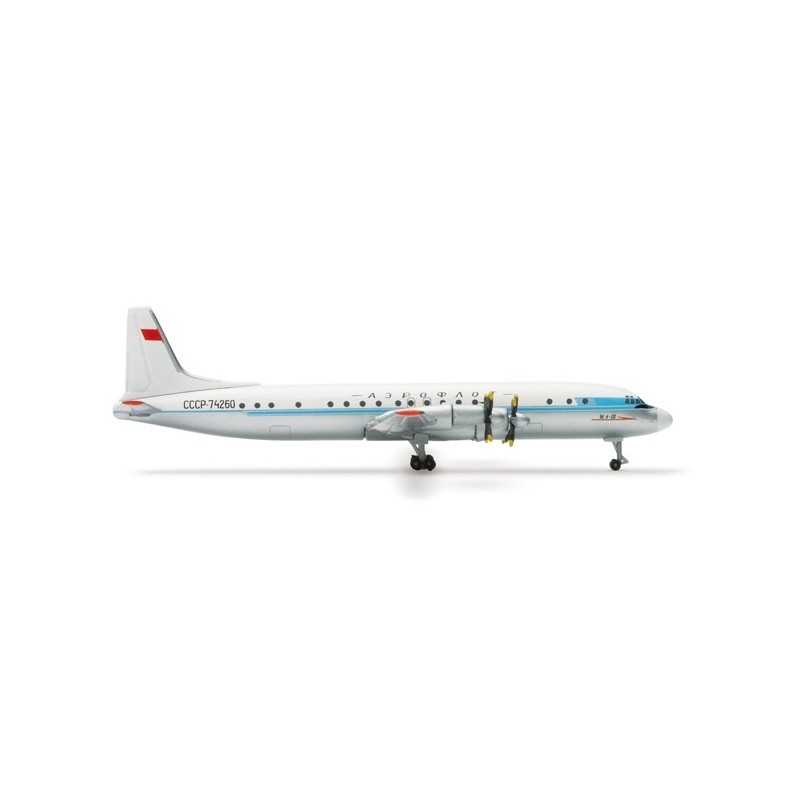 Model samolotu Aeroflot Ilyushin IL-18 marki Herpa HE508179