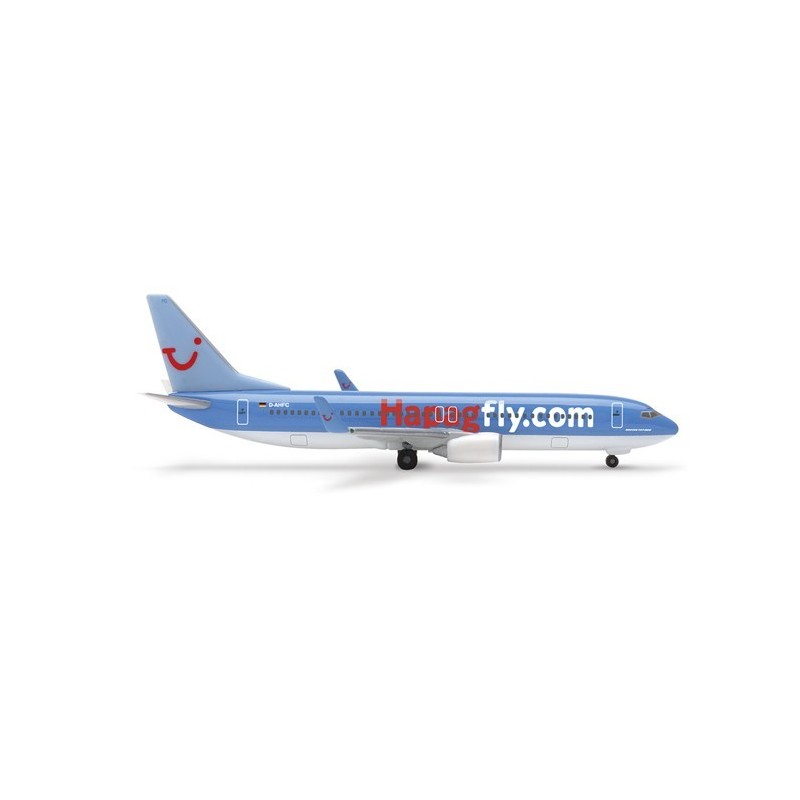 Model samolotu Hapagfly Boeing 737-800 marki Herpa HE501415