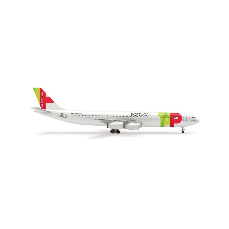 Model samolotu TAP Air Portugal Airbus A340-300 marki Herpa HE508186
