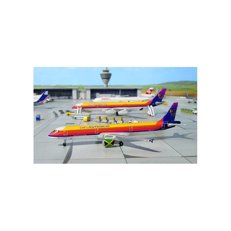 Model samolotu Airbus A321 Air Jamaica marki STAR JETS SJAJM148
