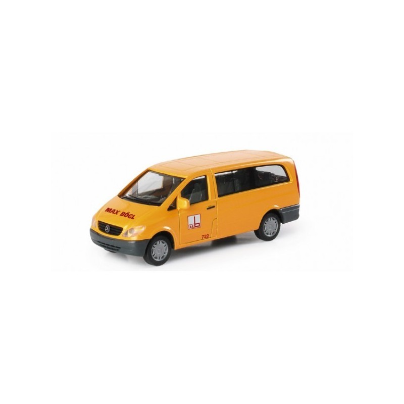 Model pojazdu Mercedes-Benz Vito "Max Boegl" marki Herpa HE046572