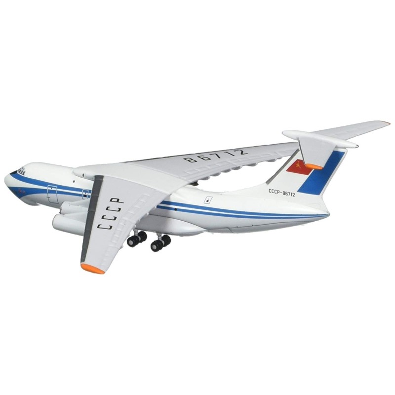 Ilyushin IL-76 Prototype, skala 1:500, biały z niebieskimi pasami i oznaczeniami CCCP-86712.