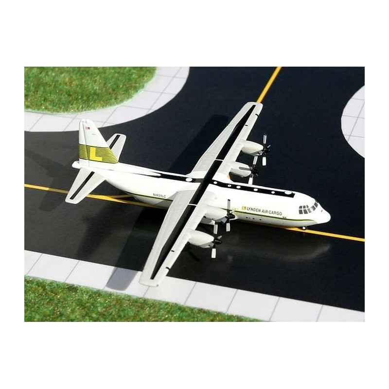 Model samolotu Lockheed L-100 Hercules Lynden Air Cargo marki GeminiJets GJLYC646