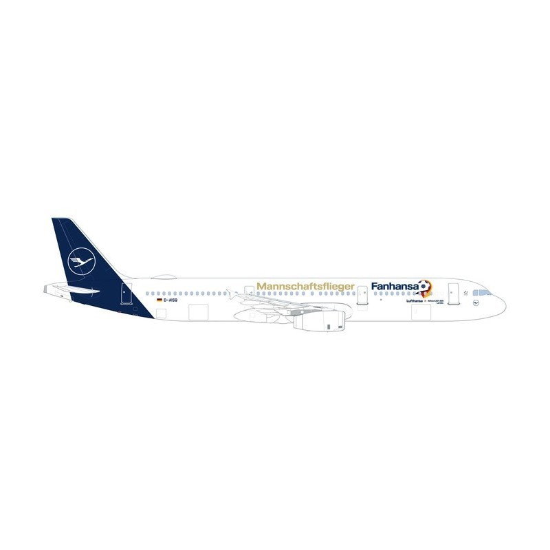 Model samolotu Airbus A321 Lufthansa 1:500 marki Herpa HE531979