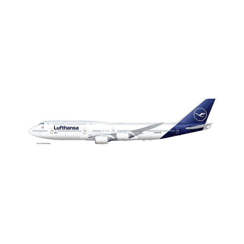 Model samolotu B747-8 LH 2018 D-ABYA marki Herpa HE531283