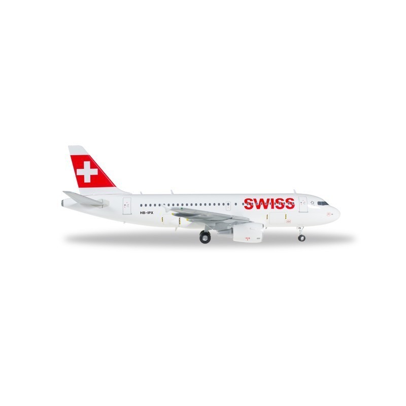Model samolotu A319 SWISS INT. AIR LINES marki Herpa HE558020