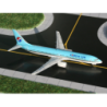 Model redukcyjny Boeing 737-900, skala 1:400, Korean Air, malowanie niebieskie z logo.