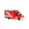 Model pojazdu VW Crafter Feuerwehr Rhein-HunsrĂĽck (1/87H0) marki RIETZE AUTOMODELLE RIE61583