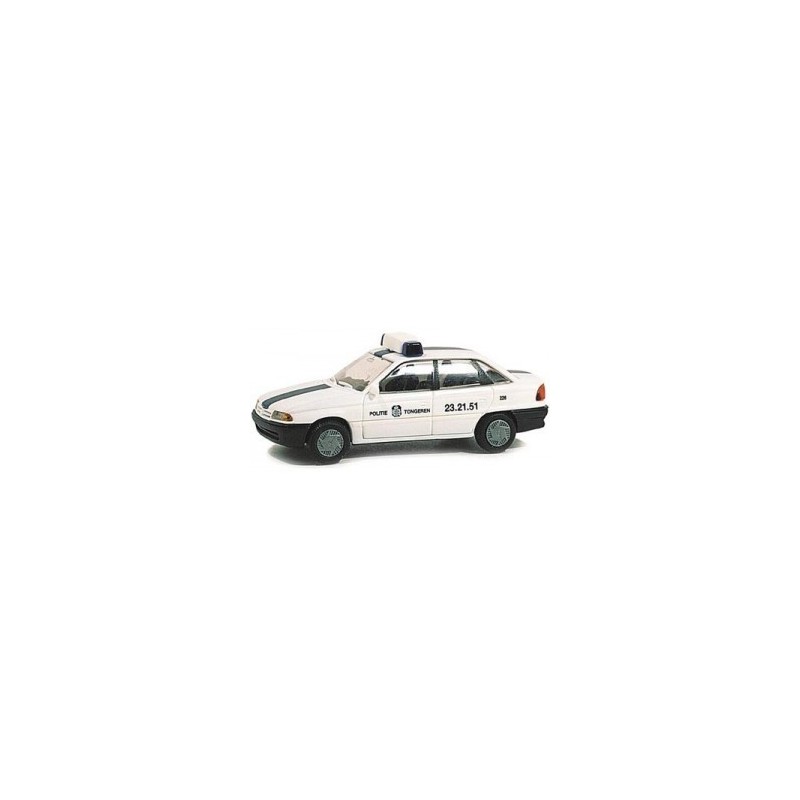 Model pojazdu OPEL Astra Stufenheck Politie Tongeren (1/87) marki RIETZE AUTOMODELLE RIE50511