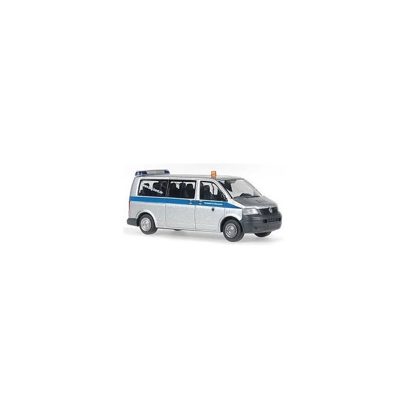 Wagon modelarski Volkswagen T5 Transporter Bus BAG Bunde 1/87 marki RIETZE AUTOMODELLE RIE51624