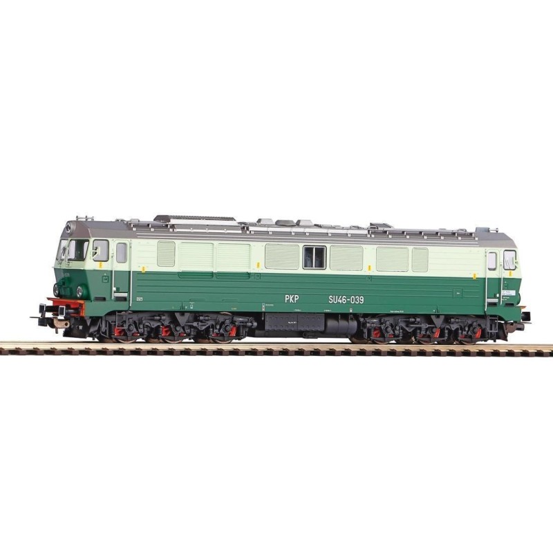 Model lokomotywy Spalinowóz SU46 z dźwiękiem marki PIKO PI52862-2
