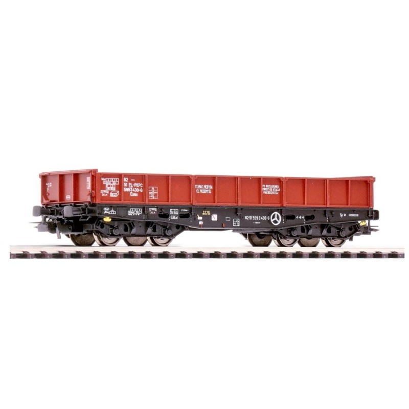 Wagon modelarski Wagon towarowy niskoburtowy marki PIKO P58411
