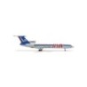 Model redukcyjny Tupolev TU-154M, skala 1:500, HERPA. Malowanie KMV, oznaczenie RA-85746.