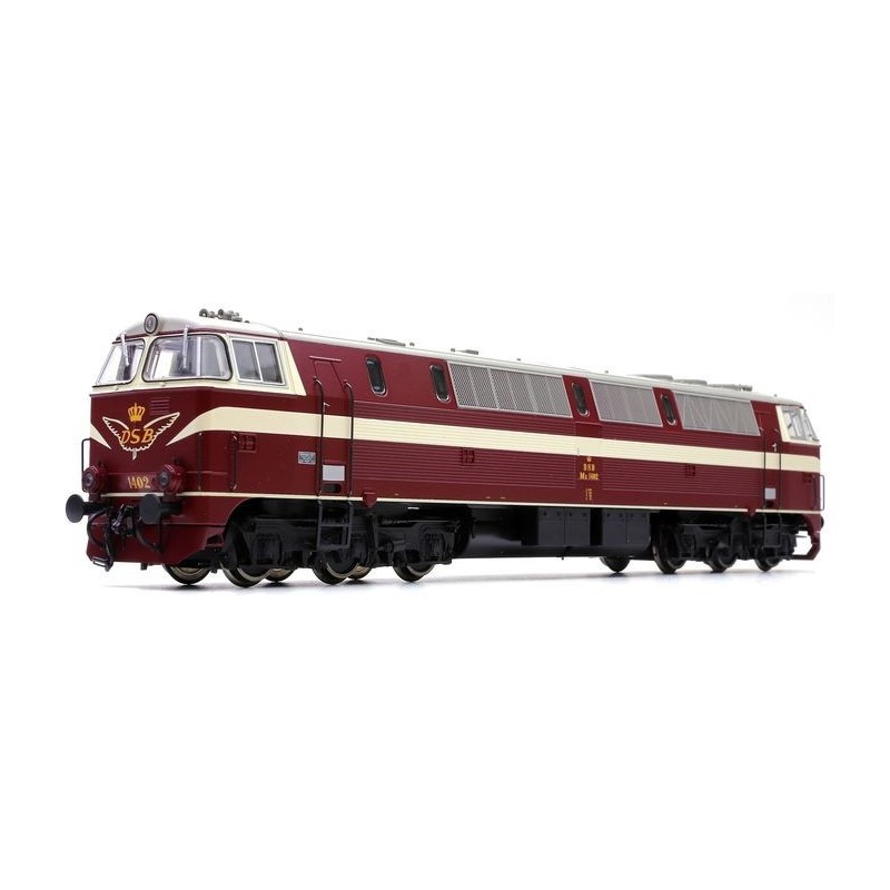 Model lokomotywy Lokomotywa spalinowa - Seria MZ-1400 - DSB marki Roco R62710