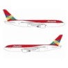 Model redukcyjny Boeing 767-300, skala 1:400, Ocean Air. Czerwono-biały kadłub, kolorowy ogon.