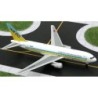 Model redukcyjny Boeing 767-200 Air Do, skala 1:400. Malowanie Hokkaido International Airlines, detale logo i oznaczenia.