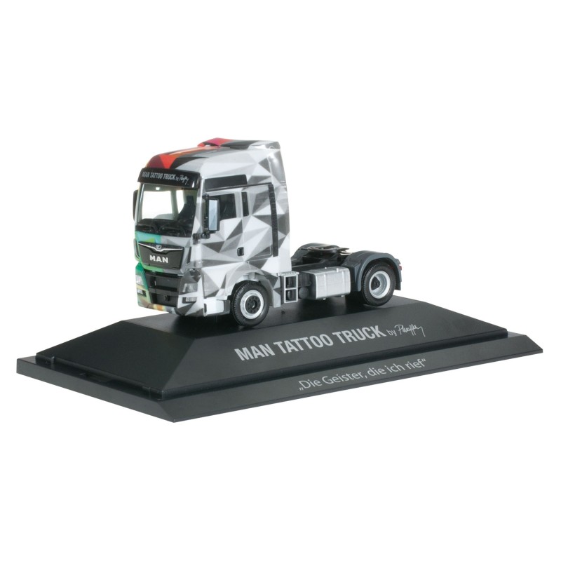 Model pojazdu MAN TGX XXL Euro6 SoloZgm."Die marki Herpa HE918725