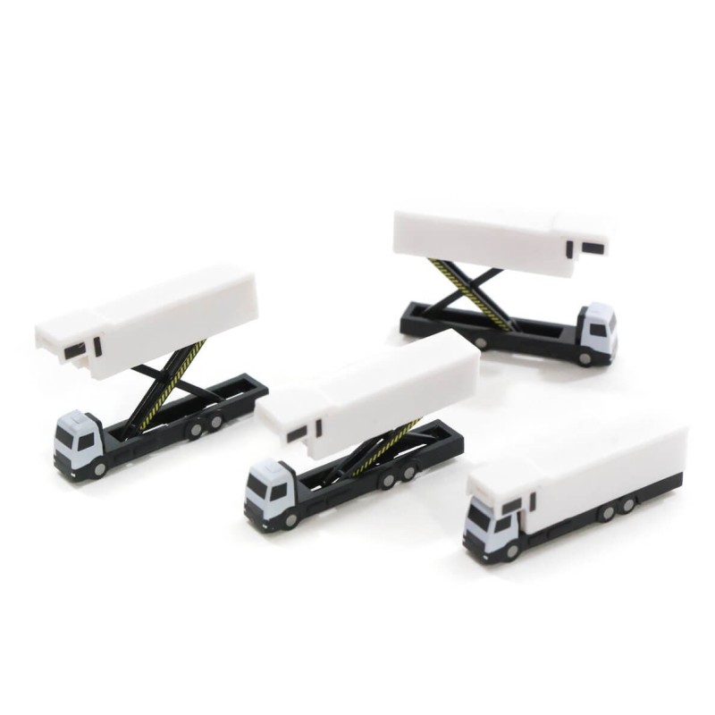 Model pojazdu A380 Catering Truck 4-in-1 Set marki Herpa HE532662
