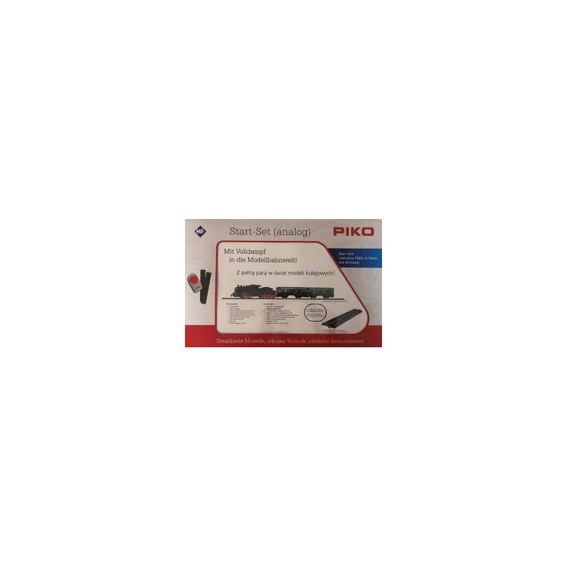 Model lokomotywy Zestaw startowy z parowozem osobowy marki PIKO PI97933