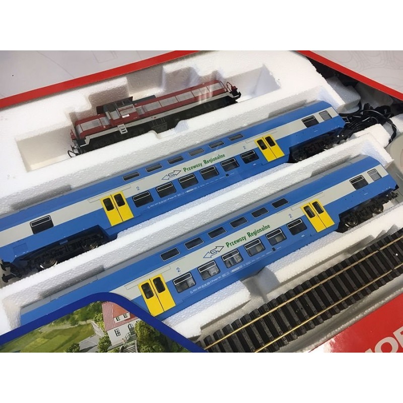 Model lokomotywy Zestaw startowy SM42 osobowy marki PIKO PI97918