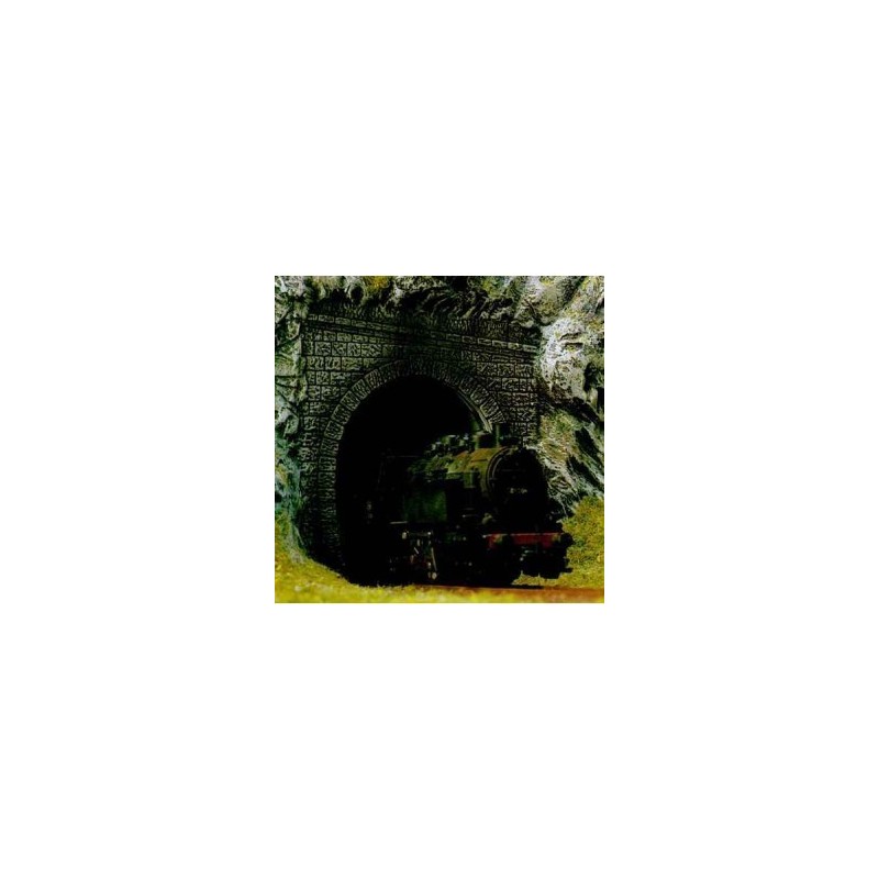 Model pojazdu Portal tunelowy 1-torowy - 2 sztuki (1/87H0) marki BUSCH BU7025