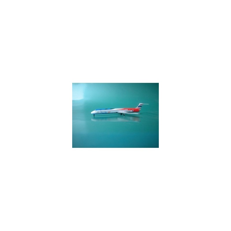 McDonnell Douglas MD-82, skala 1/400, Orient Thai Airways, szczegółowy model redukcyjny.