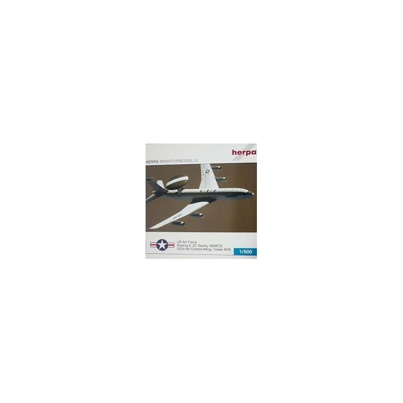 Model samolotu USAF Boeing E-3 "552nd Air Control Wing