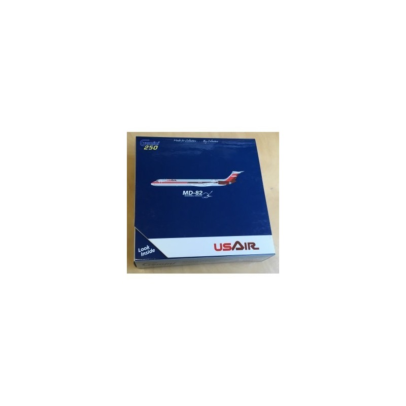 Model samolotu McDonnell Douglas MD-82, skala 1/250, US Air, N807US.