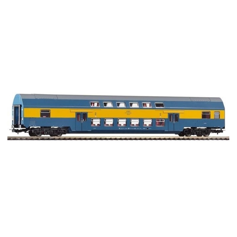 Wagon modelarski Wagon piętrowy osobowy Bdhpumn PKP