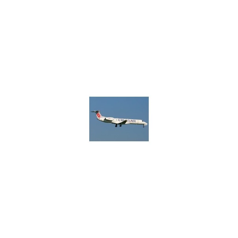 Model McDonnell Douglas MD-83 Crossair, skala 1/400, HB-ISX, malowanie Crossair.