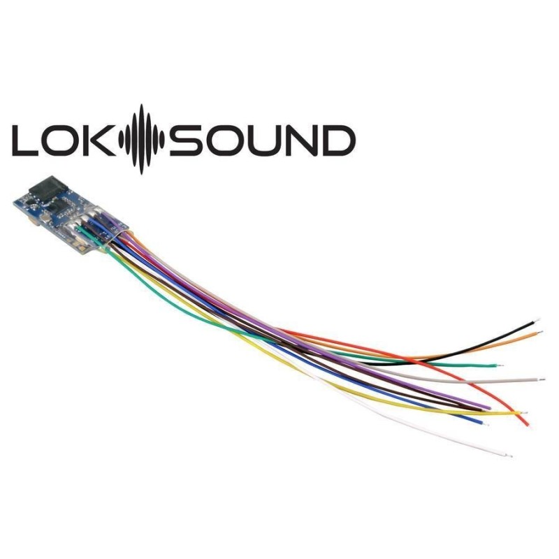 Akcesorium elektroniczne Dekoder LokSound 5 micro DCC/MM/SX/M4 kable marki ESU ESU58813