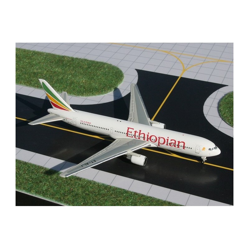 Model samolotu Ethiopian Airlines, Boeing 767-300ER, skala 1:400, GeminiJets.