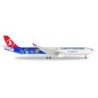 Model samolotu TURKISH AIRLINES AIRBUS A330-300 "EM 2016" marki Herpa HE558105