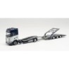 Model pojazdu SCANIA CS 20 HD LKW-TRANSPORTER-HÄNGERZUG „VAN DEN BRINK“ marki Herpa HE313742