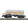 Cysterna do gazów sprężonych PIKO 54519 H0, wagon GASPOL PKP epoki V, oznaczenia 751 4 001-9 i realistyczne detale.