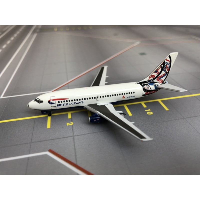 Model samolotu British Airways, Boeing 737-200, skala 1/400, Aviation400.