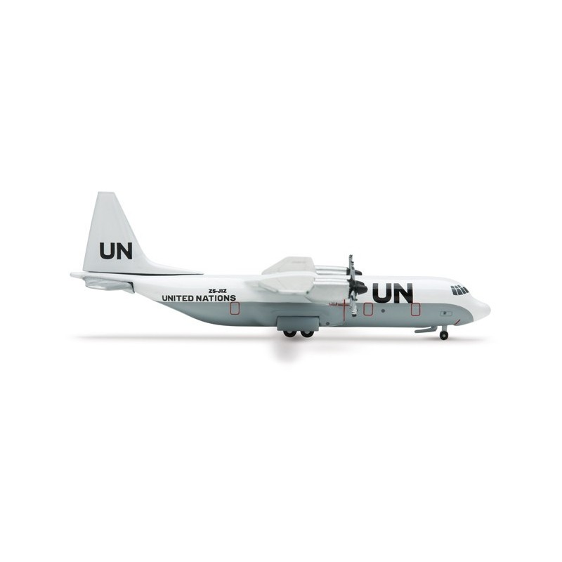 Model samolotu United Nations Lockheed L-100-30 marki Herpa HE504935